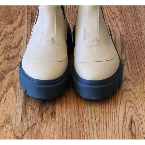 Sorel Caribou X Chelsea Waterproof Platform Leather WP Boots Womens Sz 10 (B,M) - Picture 15 of 16